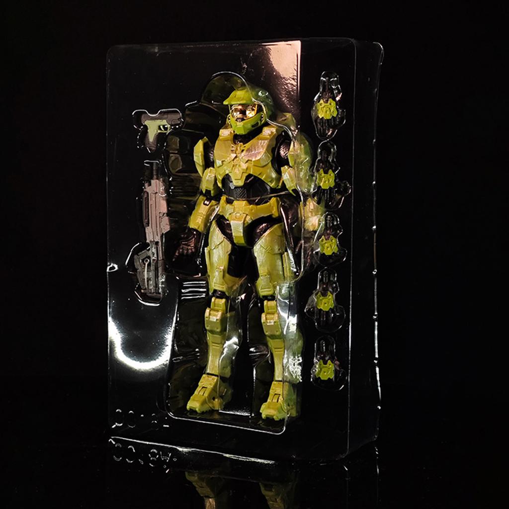 Action Figure Collectible Action Figure Includes Interchangeable Head, Hands And Accessories - Video Game