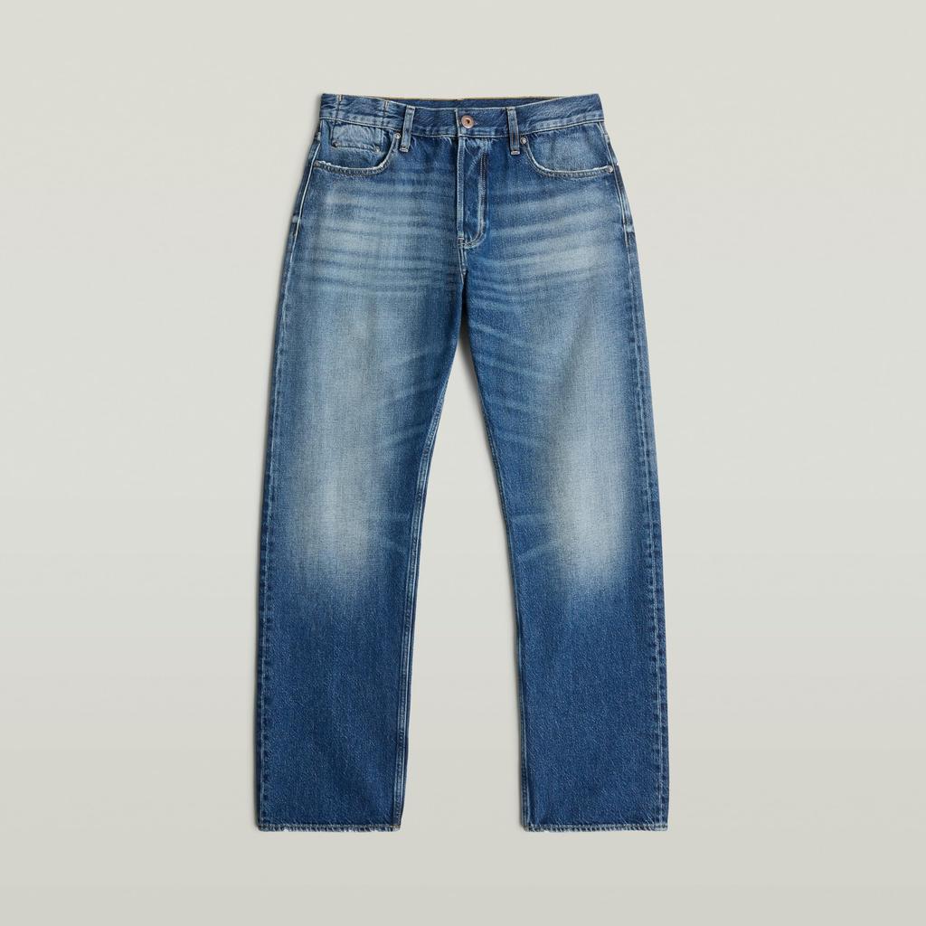 G-Star Jeans Men Denim Pants Straight Fit Blue Dakota Regular Straight D23691-E107-H703-W34/L30
