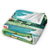Blanket Camping Stardew Valley Animals Chicken Throw Blanket  Flannel Bedspread For Couch Chair Sofa Bed Novelty Sofa Bed Cover