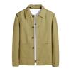 New Spring and Autumn Men's Washed Jacket Business Casual Lapel Youth Thin Autumn Top Jacket