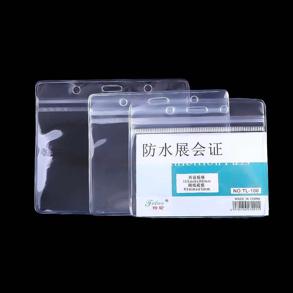 Sleeve Name Card Exhibition School Office Supplies ID Badge Case Card Case ID Card Holder Badge
