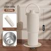 High-Capacity Dual-Use Insulated Cup with Straw, 316 Stainless Steel and Ceramic Liner, Portable Travel Companion