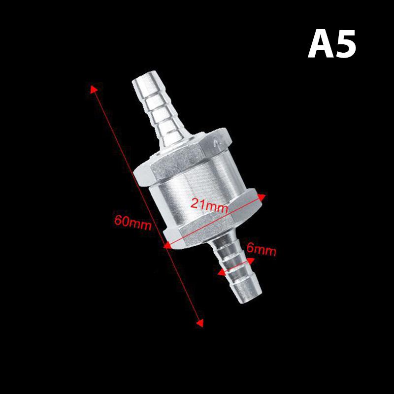 6 mm/8 mm/10 mm/12 mm Hand-Kraftstoffpumpenleitung, Gummi-Aluminium-Hand-Primerbirne, Dieselöl-Transferbenzin für Auto, Boot, Marine, Außenbordmotor