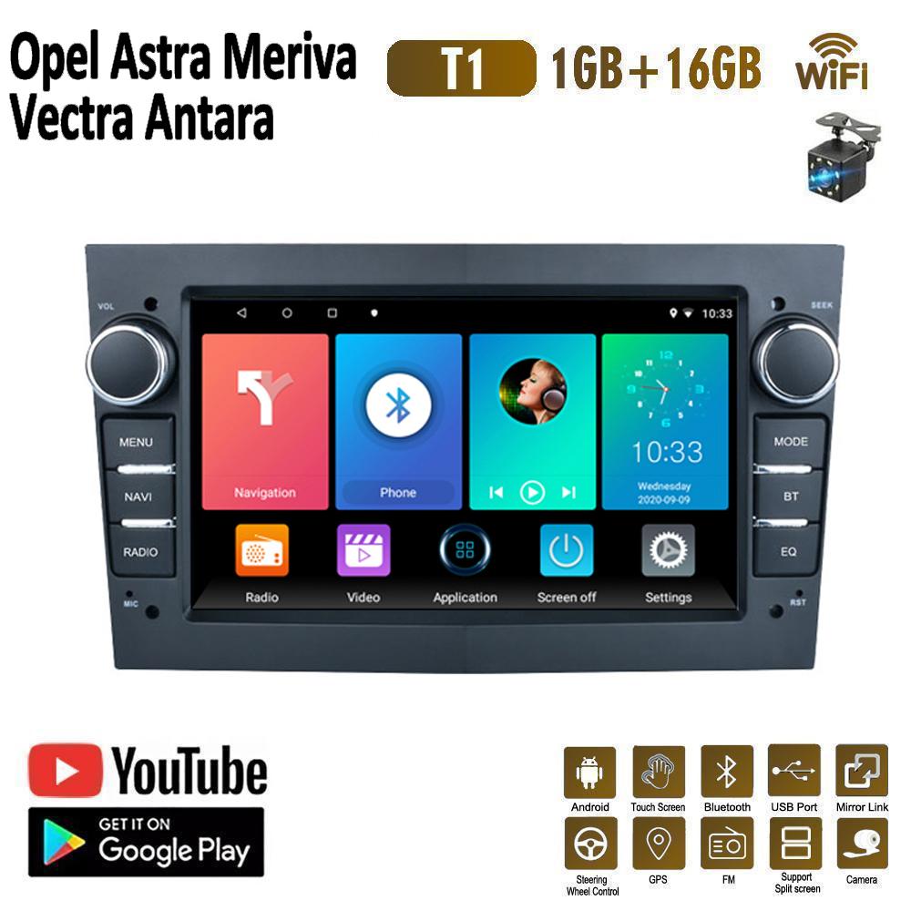 2 DIN Car Radio Android For Opel Para Astra Meriva Vectra Antara Zafira Corsa Multimedia GPS 1+16GB