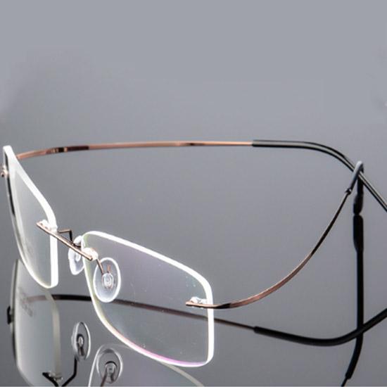 

Очаровательные оптические очки унисекс, гибкие очки без оправы с металлической оправой, суперэластичные легкие очки для чтения, прямоугольные кофейный