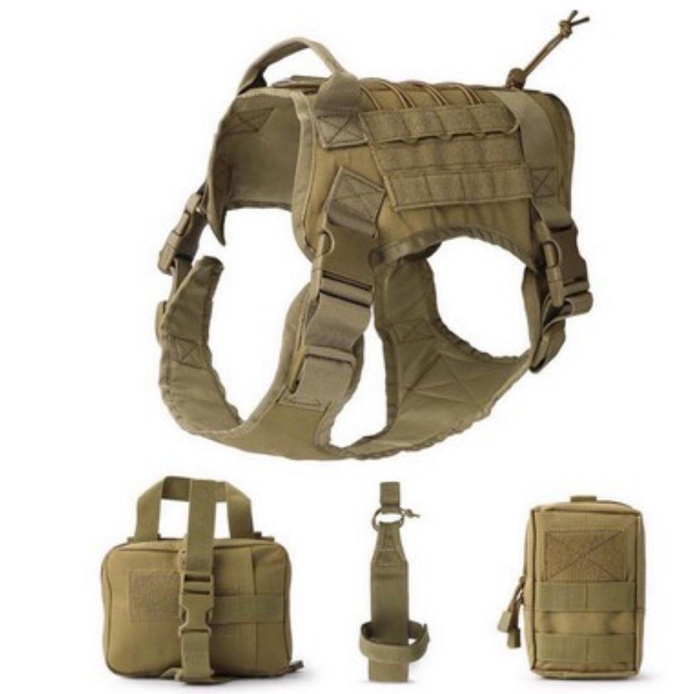 

1000D Waterproof Tactical Camouflage K9 Training Vest for Large Dogs Extra Large