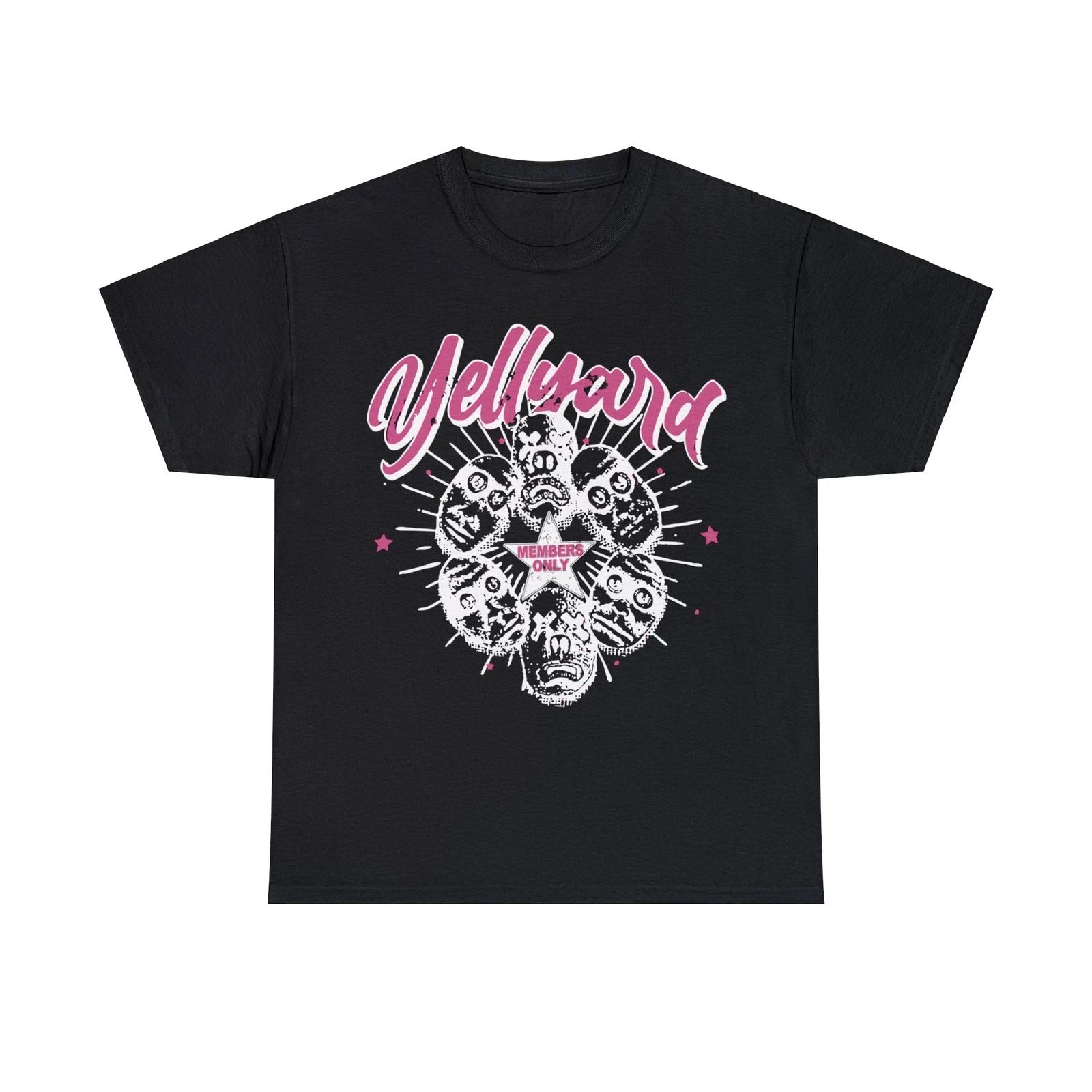 Yellyard Members Only Tee - Black and Pink XL