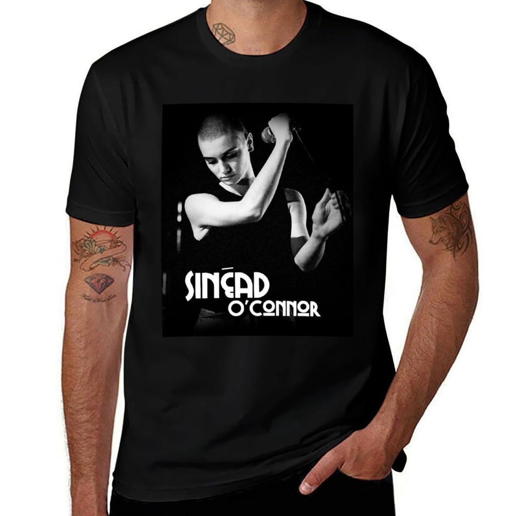 Sinead OConnor Music TShirt All Match Print Short Sleeve Top TShirt