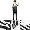 Wednesday Addams Cosplay Costumes Boys Girls Kids Overalls Halloween Xmas Party