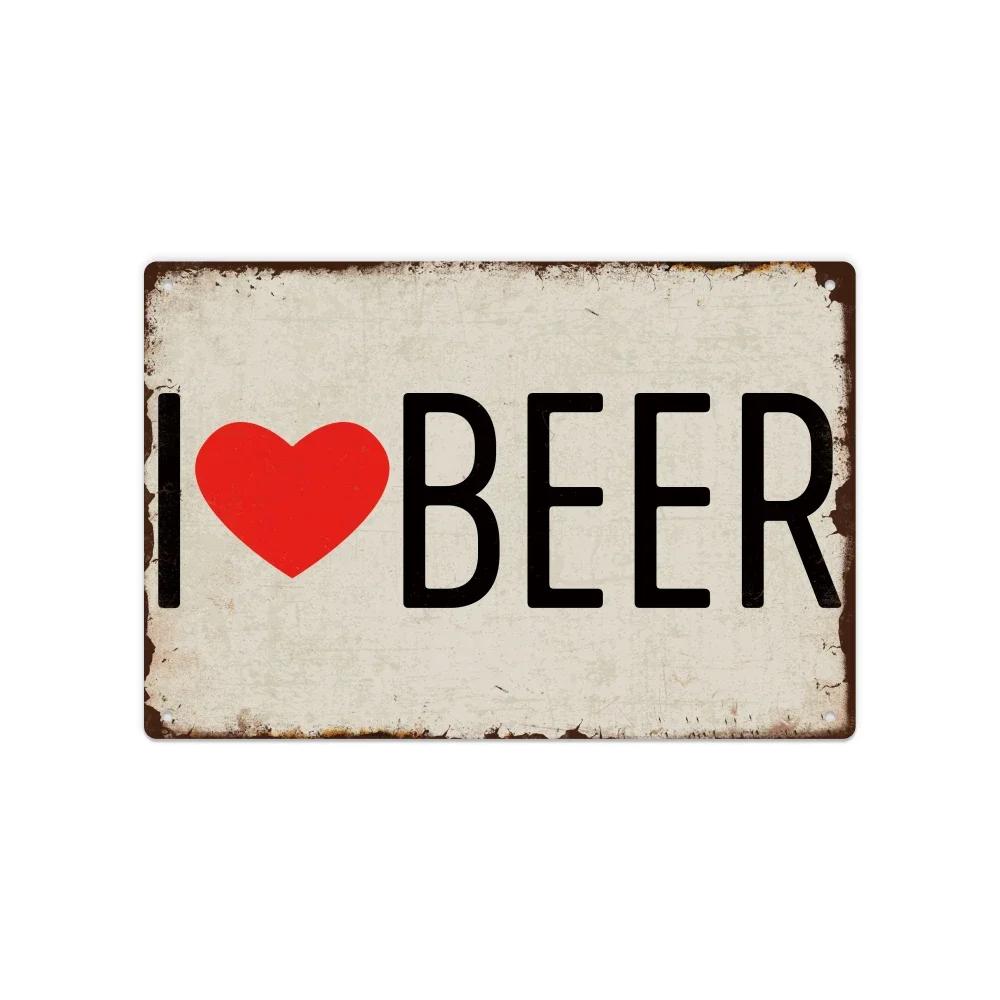 FJ Vintage Bar Signs Bar Decor Funny Bar Open Metal Signs for Home Bar Man Cave Decor Signs 20x30 Cm Retro Bar Metal Iron Signs