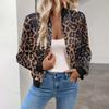 Women's Printed Patchwork Thin Fashion Jacket Casual Jacket Top
