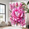 Animals With Floral Birds Pattern Pastoralism Style Bathroom Shower Curtain With 12  Hooks Home Bathroom Decor and Accessories