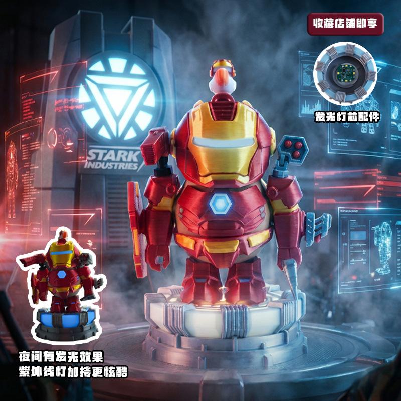 Iron Capybara Hero Magnetic Mecha Spider-Man Capybara Figure Original Capybara Collection Action Figure Toys Gifts for Boys