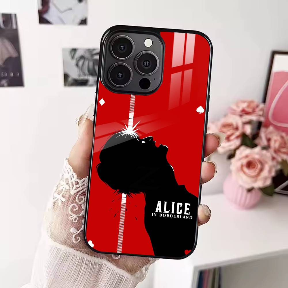 

Hot TV Alice In Borderland Phone Case For iPhone 17 16 15 14 13 12 Pro Max Plus for Magsafe Mirror Wireless Magnetic Cover iPhone11PROMAX