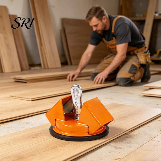 Hardwood Floor Gap Fixer Suction Cup Double Sided 45 Degree Strike Side Heavy Duty Closer Metal Body Laminate Repair Tool Vacuum Lock