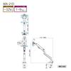 Hayami Kogyo Monitor VESA Single Desktop Supports Up To Monitors MA-21D Arm, Compatible, Type, 32-inch