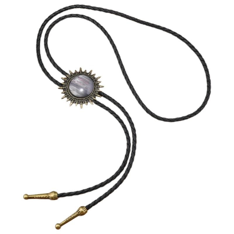 Bolo Tie for Male Teens Cowboy Western Cowgirl Sweater Shirt Decors Necktie