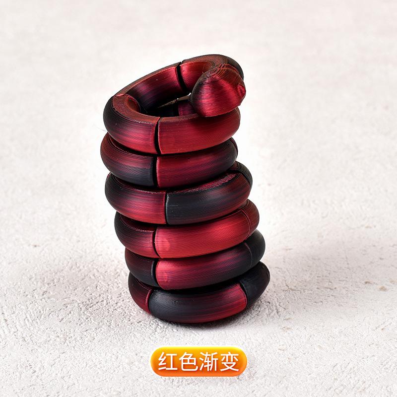 Fidget Toy Twisting Sensory Hand-Eye Coordination Toy Anxiety Relief Finger Toy For Kid Adult Fine Motor Skills Snake Shape