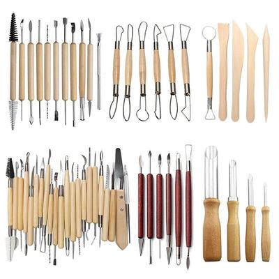 Spatola in Ceramica Acciaio Inossidabile Raschietto Argilla Polimerica Strumenti Modellazione Ceramica Coltelli Pittura ad Olio Artistica Kit Spatola per Torta