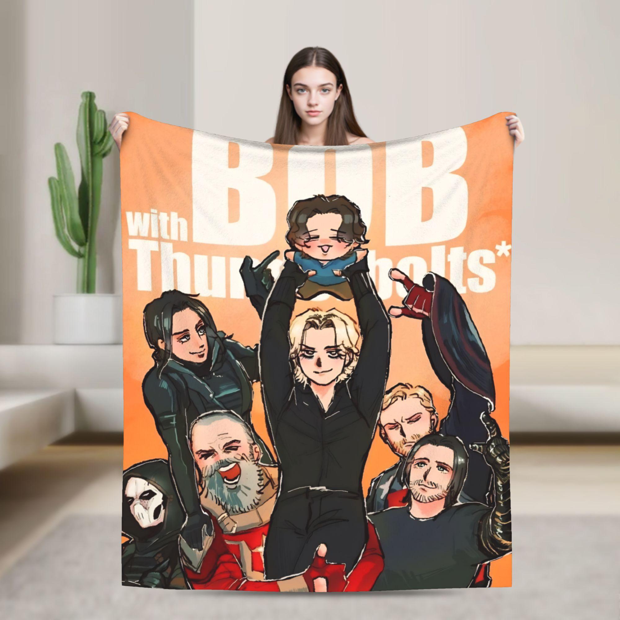 Thunderbolt Heroes Blanket Quality Super Soft  Throw Blanket Winter Airplane Travel Bedroom Aesthetic Bedspread 30x40in