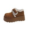 Thick-soled Warm-weather Cotton Shoes for Women, New Style, Retro Design, Warm-keeping Shoes