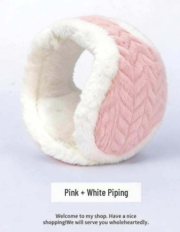 Зимові плюшеві складні навушники - Миле тепло зі штучного кролячого хутра для жінок