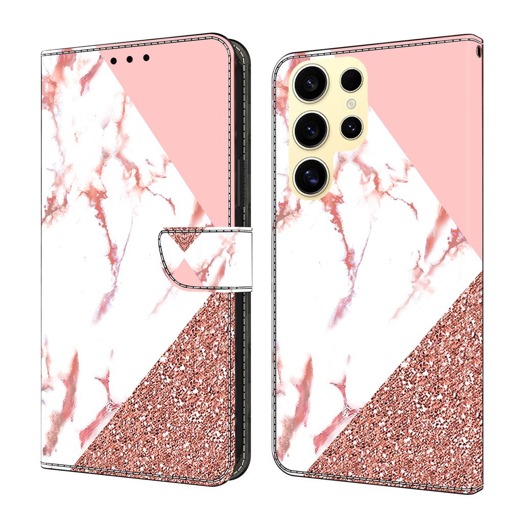 For Samsung Galaxy S25 Ultra Wallet Case Pattern Printing Stand Leather Flip Phone Cover