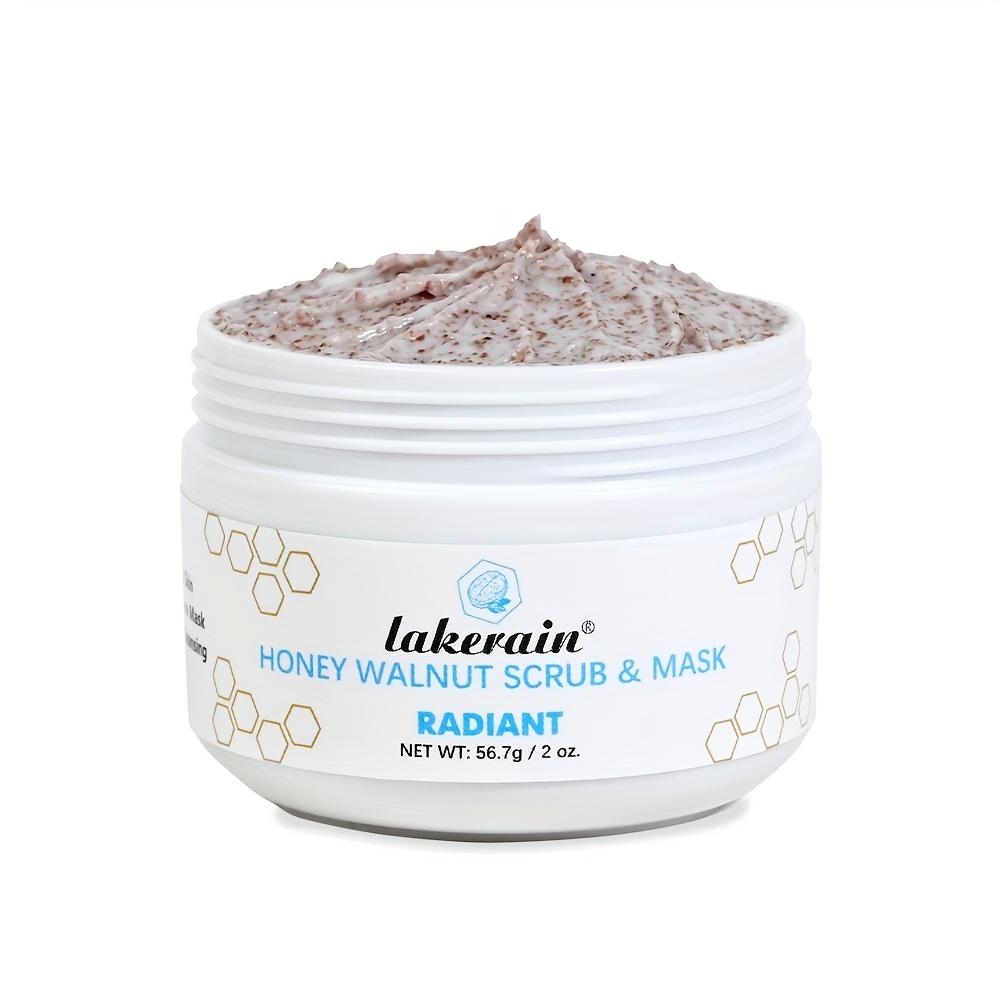 Honey Walnut Scrub Facial Exfoliating Hydrating and Moisturizing Scrub Mask.