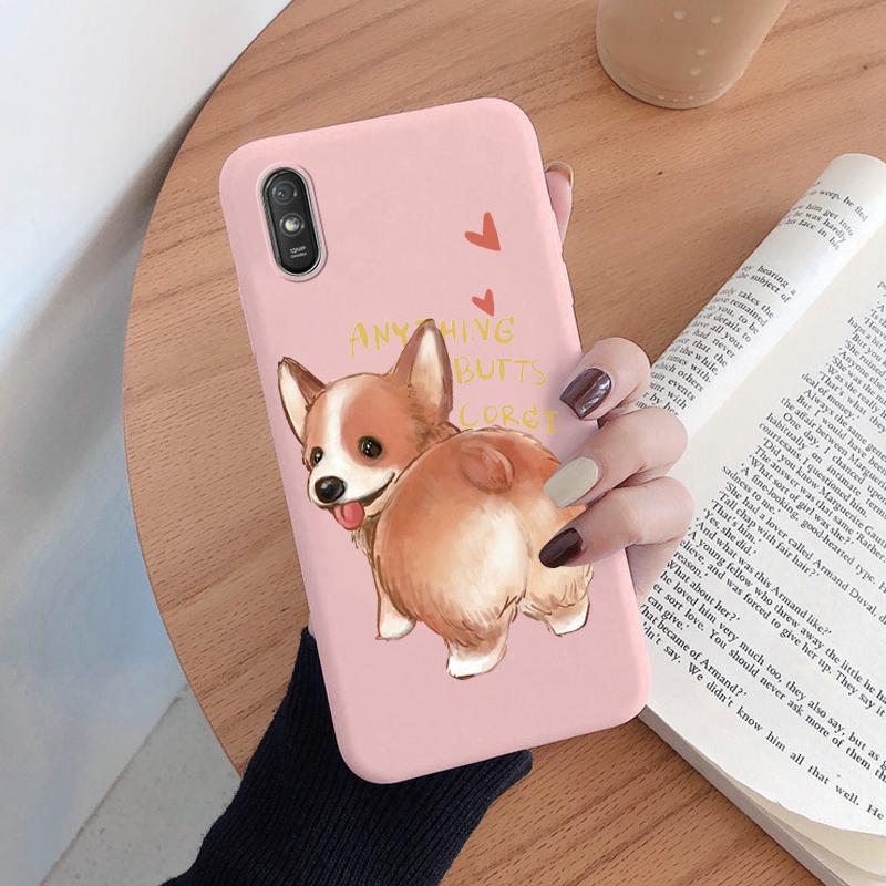 

For Redmi 9A 9AT Case Colorful Face Cute Heart Soft TPU Fundas Shockproof Bumper Phone Back Cover For Redmi 9A T 9a Butterfly Redmi 9A