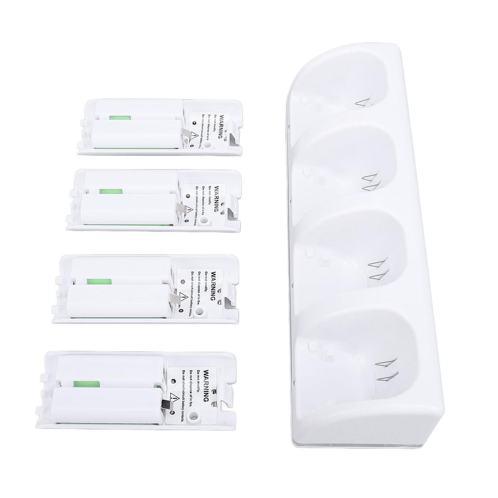 Controller  R Station for   Remotes Controller  R Dock Station with 4 Pack 2800mAh Re Able Battery