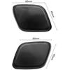 For Ford Focus 2012-2014 Left/Right Side Front Bumper Headlight Washer Nozzle Cover Cap Black Plastic