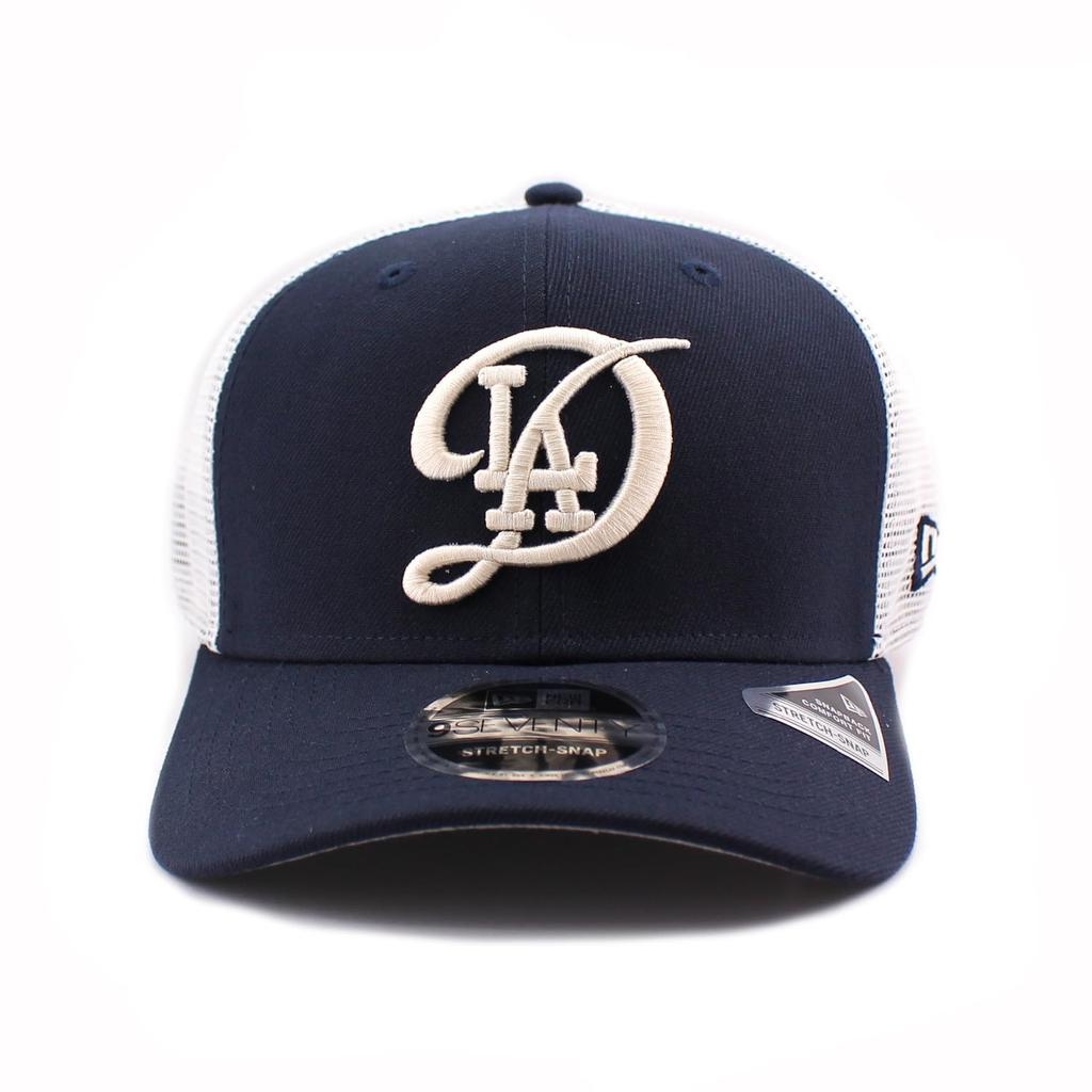 New Era 9SEVENTY Stretch Mesh Snapback Cap, Los Angeles Dodgers MLB City Connect, Navy [Parallel Import]