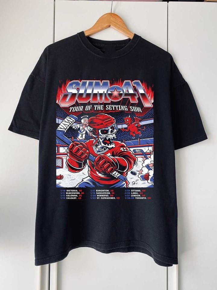 НОВЫЙ ПОПУЛЯРНЫЙ Тур группы Sum 41 2025 Подарок для фанатов S to 5XL Футболка QA143 Унисекс Футболка XL