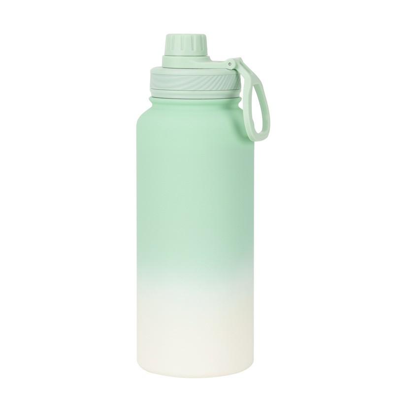 1L Stainless Steel Vacuum Insulated Water Bottle With Wide Mouth Portable Outdoor Sports Travel