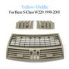 Car Front Dashboard Left Right Middle AC Vent Grille Outlet Panel Cover For Benz 1998-2005 S Class W220 2208300154 2208300254