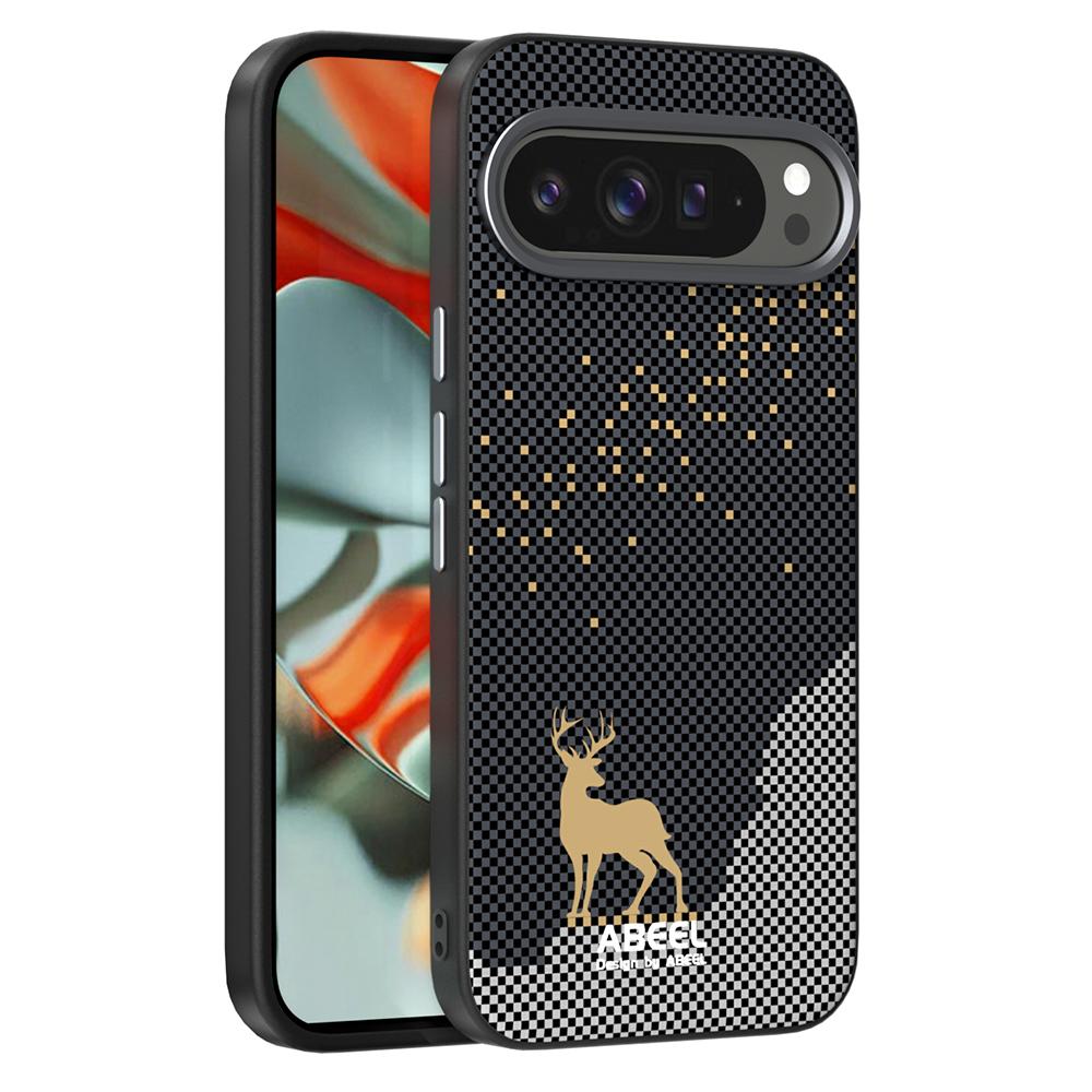 

ABEEL For Google Pixel 10 Pro/10/9 Pro/9 Case Compatible with MagSafe Ultra Slim PC TPU Phone Back Cover Deer