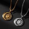 Pendant Sun Moon Star Round Accessories Versatile Jewelry Necklace