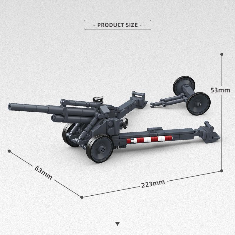 Seconda Guerra Mondiale Militare Tedesco Unione Sovietica Carro Armato Mini Action Figures Set di Blocchi da Costruzione 4 Cannone d'Assalto Veicolo Corazzato Mattoncini dell'Esercito Giocattoli per Adulti