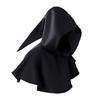Halloween Cape Hood Medieval Death Hat Solid Color Retro Dark Style Cosplay Costume Stage Show Performance Shawl Cap
