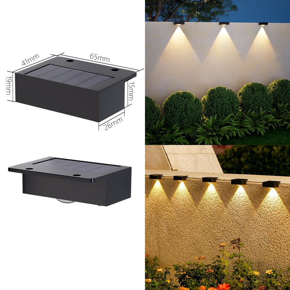 Automatic Solar Decorative Lights: Outdoor Wall, Stair & Balcony Illumination