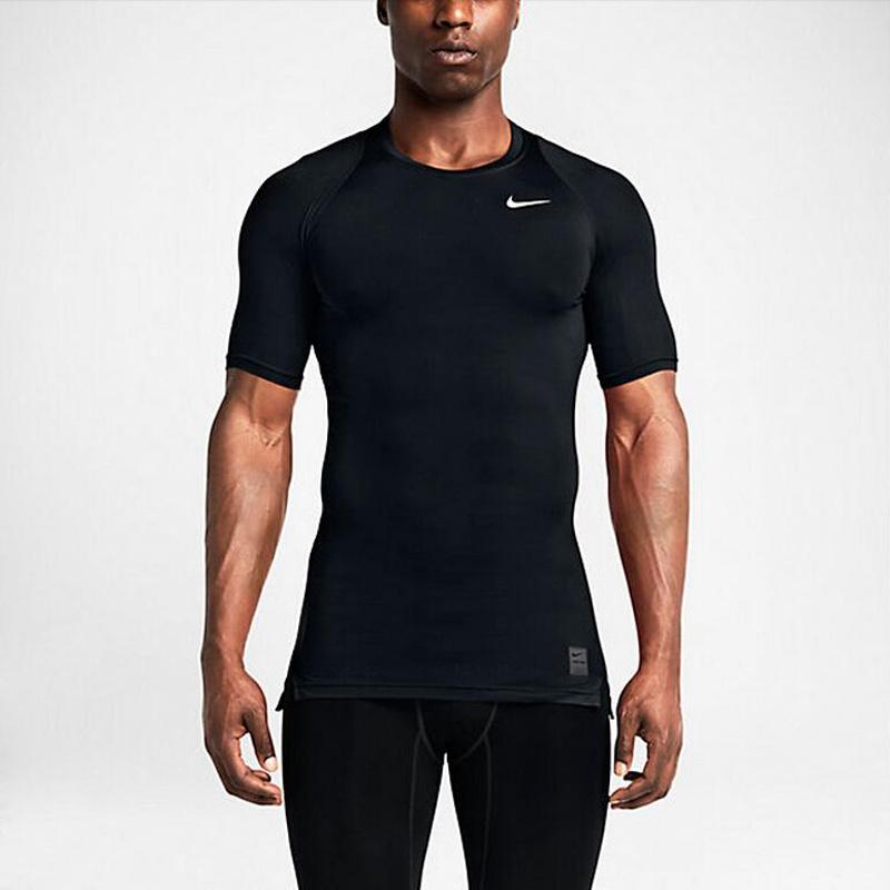 Nike Pro Cool T-shirt 'Black White' Men's 826593-010