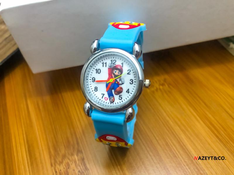 3D Silicone Cartoon Quartz Watch for Kids