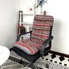 Soft High Back Chair Cushion with Elastic Straps for Garden Patio or Office Seating 40x80CM