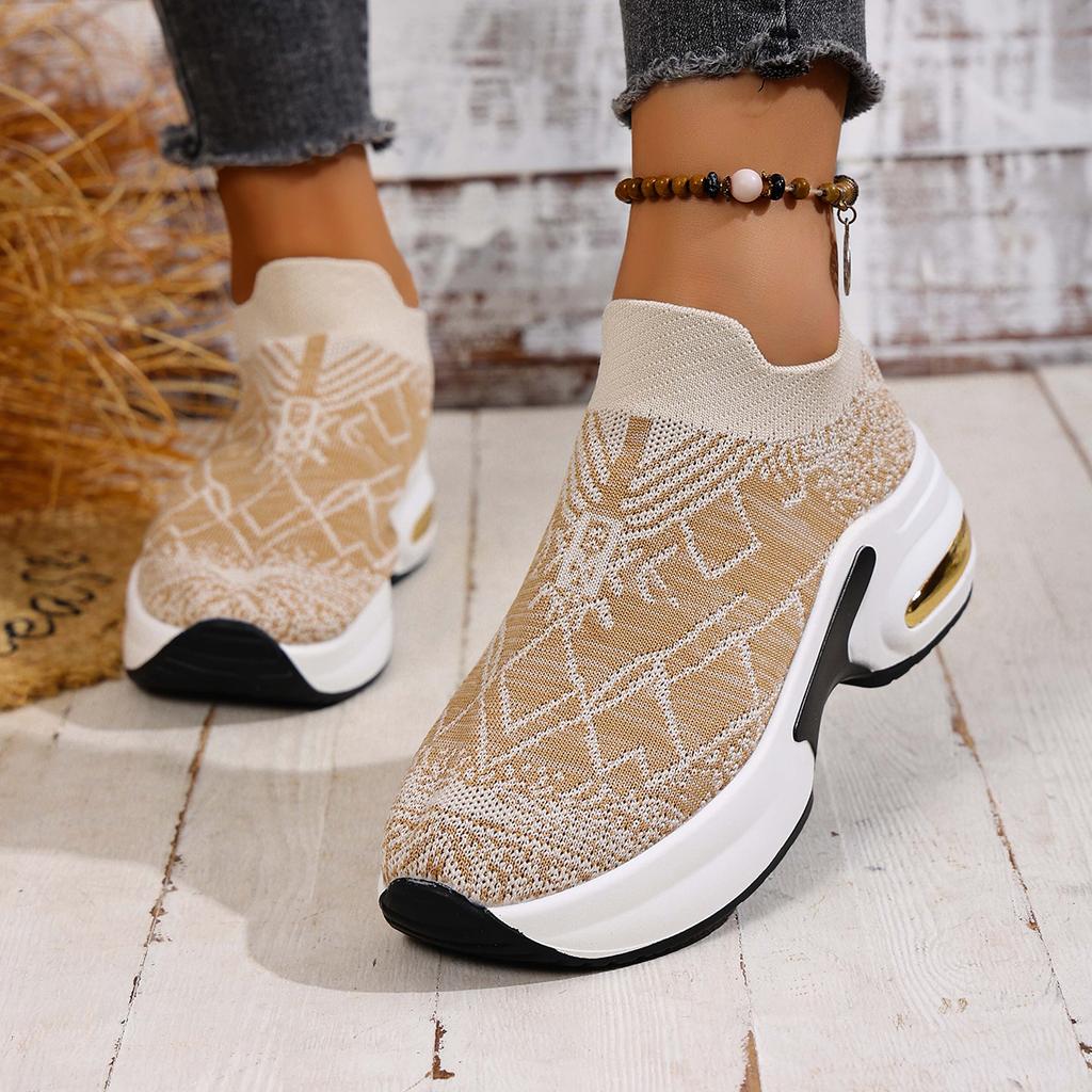 Damen Atmungsaktive Mesh Slipper, Rutschfeste Cutout Socken Sneaker, Leichte Großhandel Ballerinas für Drop Shipping