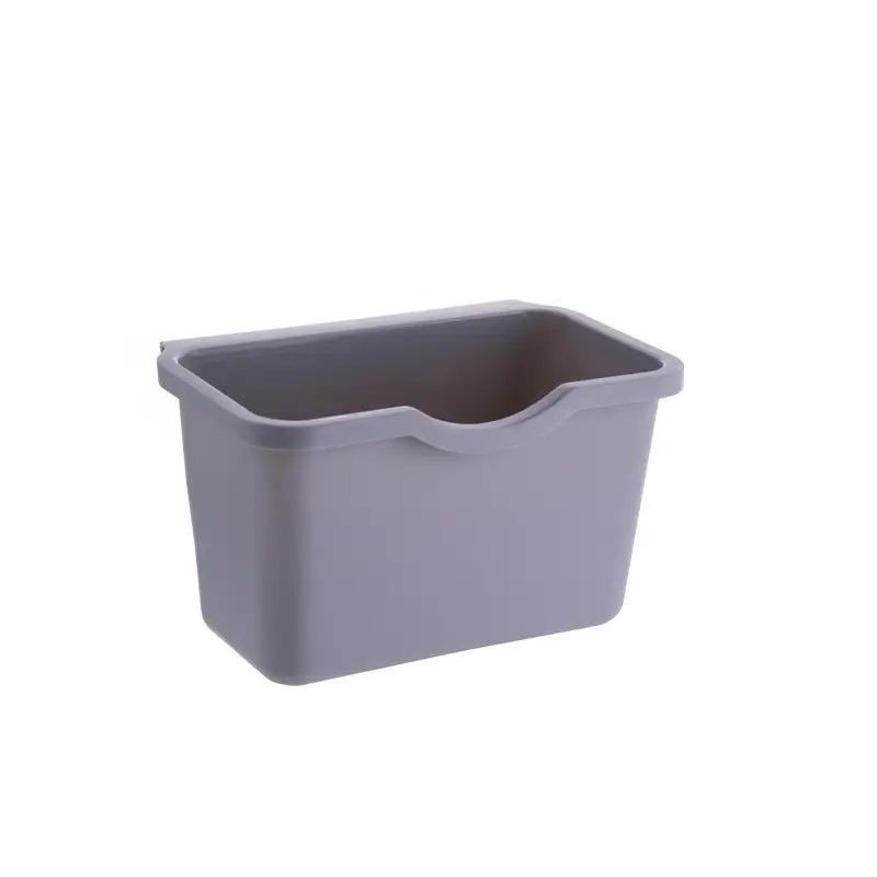 Space-Saving Rectangular Plastic Dustbin - Sleek Cabinet Mount Trash & Paper Organizer, Easy To Clean