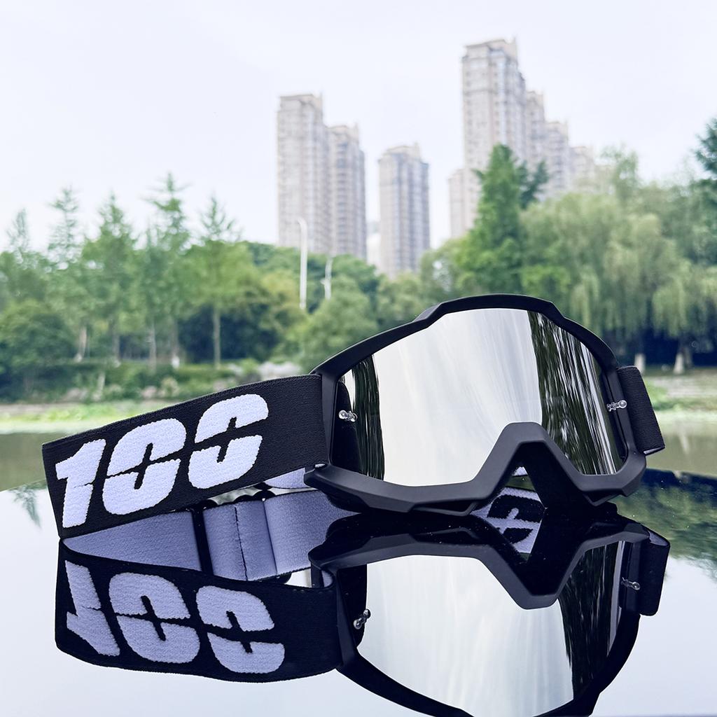 Newest 100 Motorcycle Goggles For Men Motocross Sunglasses Safety Protective MX Night Vision Helmet Goggles Driving Glasses