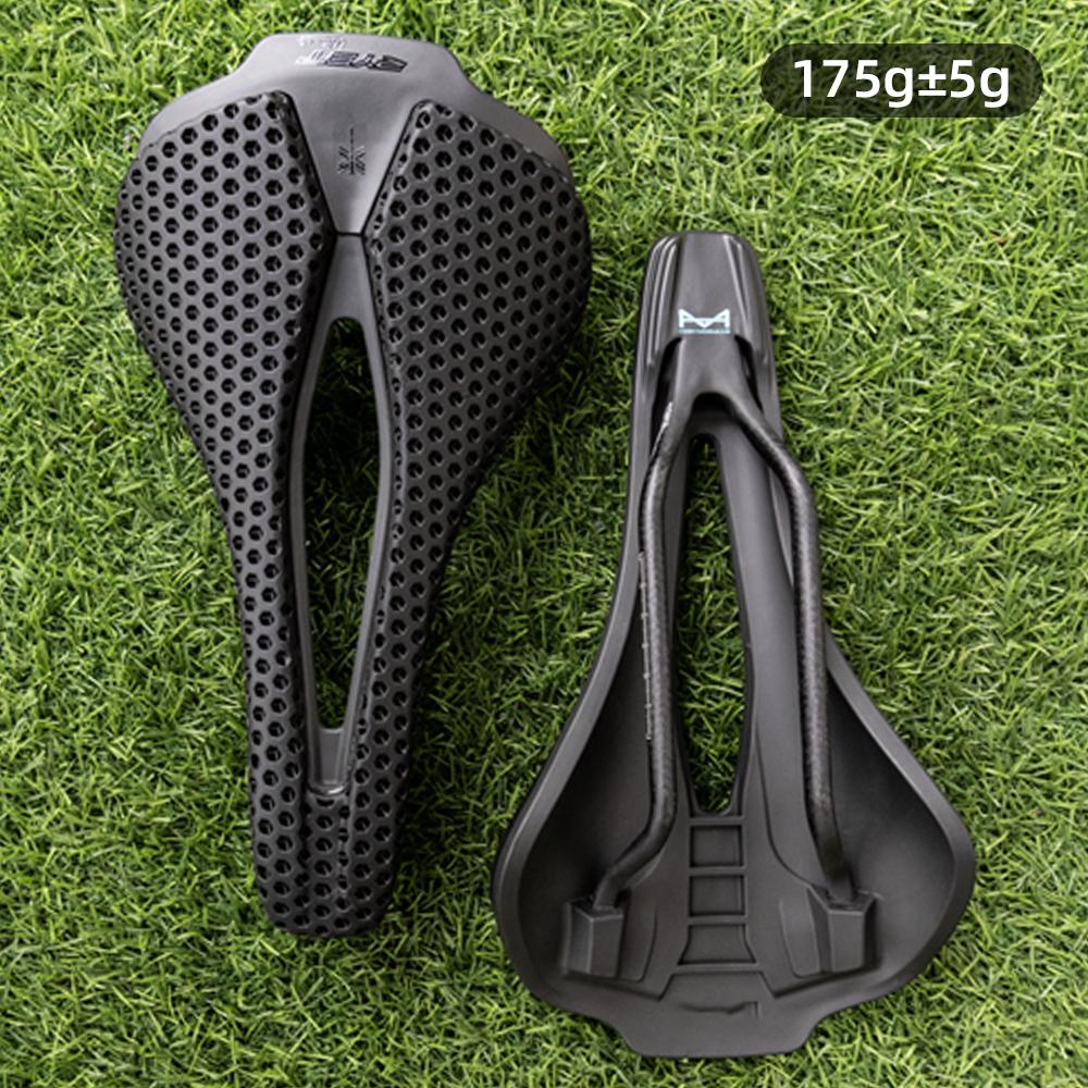 RYET 3D Printed Bicycle Saddle Ultralight 120g Carbon Saddle 250x140mm Bike Seating for MTB Gravel Road Bike Seat Cycling Parts