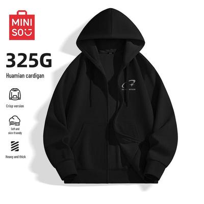 Men's American Style Hooded Full-Zip Sweatshirt