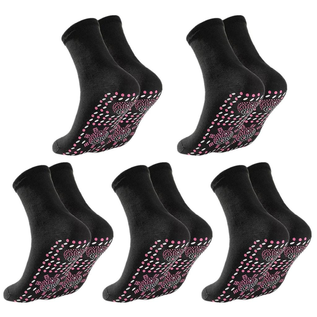 5 Pairs Self Heating Socks for Comfortable MEN'S AND WOMEN'S Warm Sports Socks