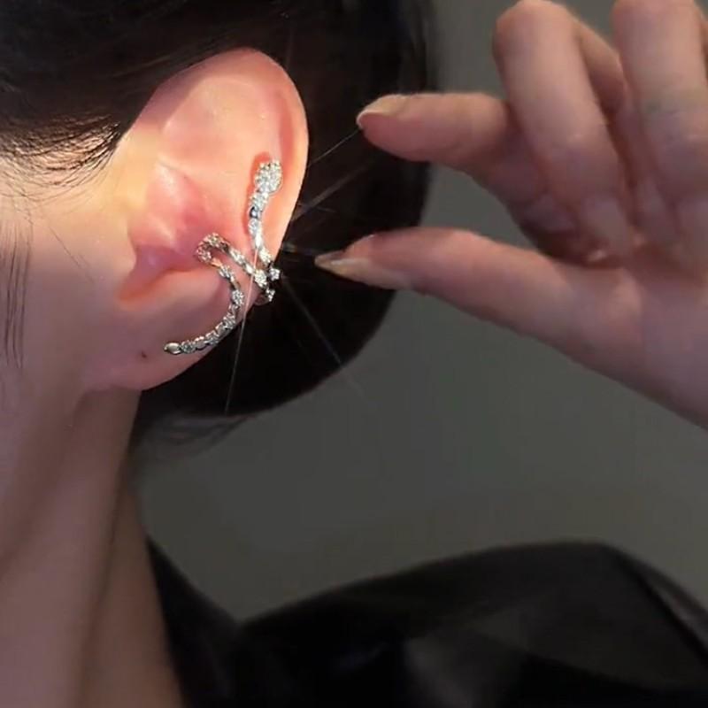 High-end Earrings Niche Design Personalized Snake Ear Bone Clips